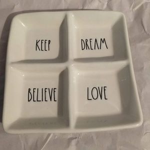 Rae Dunn Divided Tray